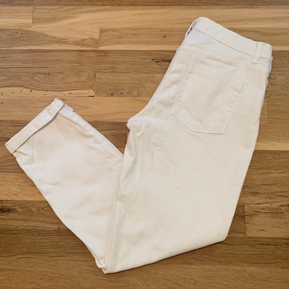 Generra Cuffed Capri White Jeans Pants Junior’s 5